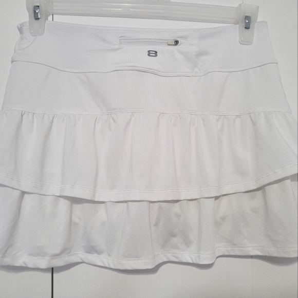 Layer 8 Skort - Athletic Skirt with 2 ruffle layers and shorts layer - Picture 2 of 4